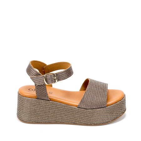 Alternative view of Ženske sandale Once-85735 sive na platformu